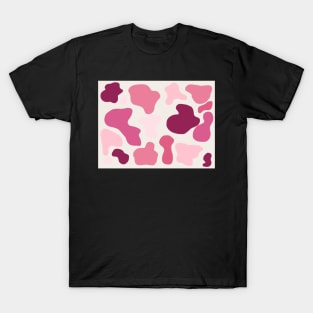 Pink Cow pattern T-Shirt